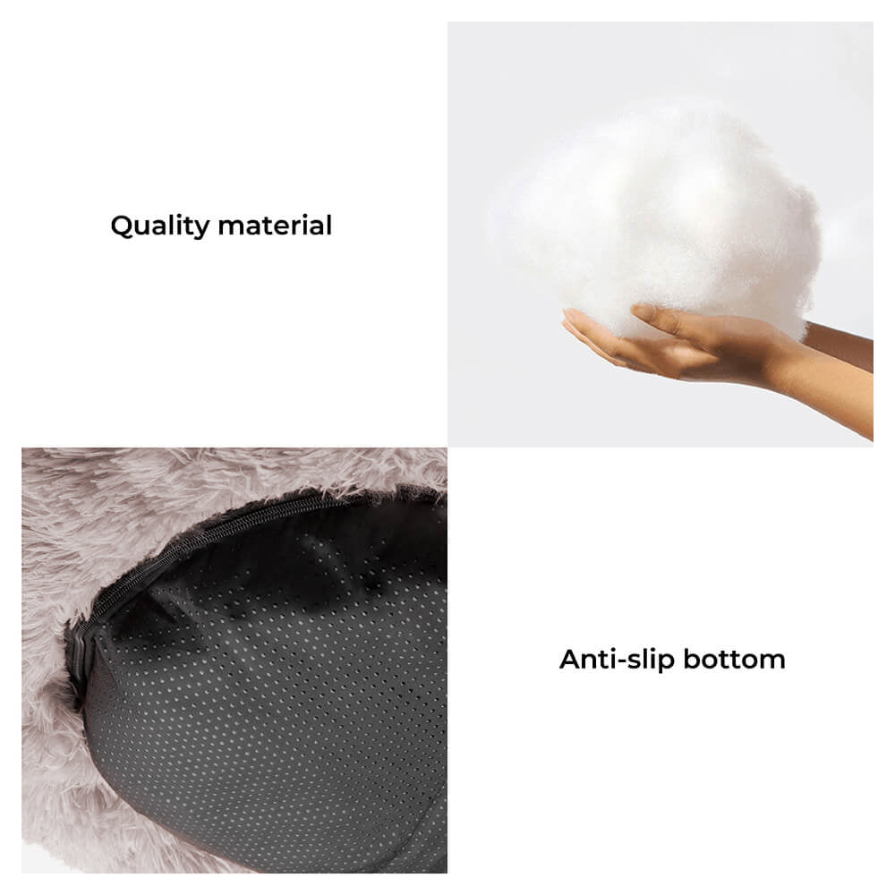 PETLOOM Fuzzy Round Fluffy Dog Bed™