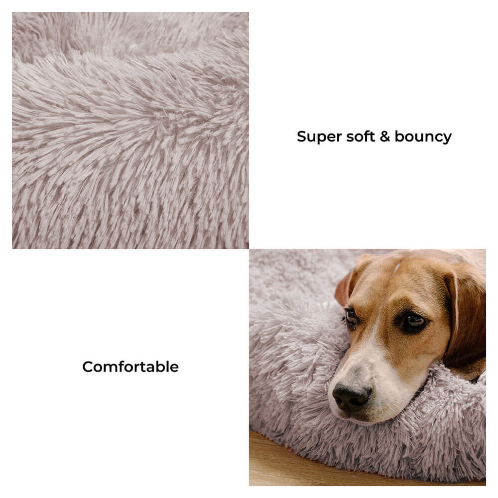 PETLOOM Fuzzy Round Fluffy Dog Bed™
