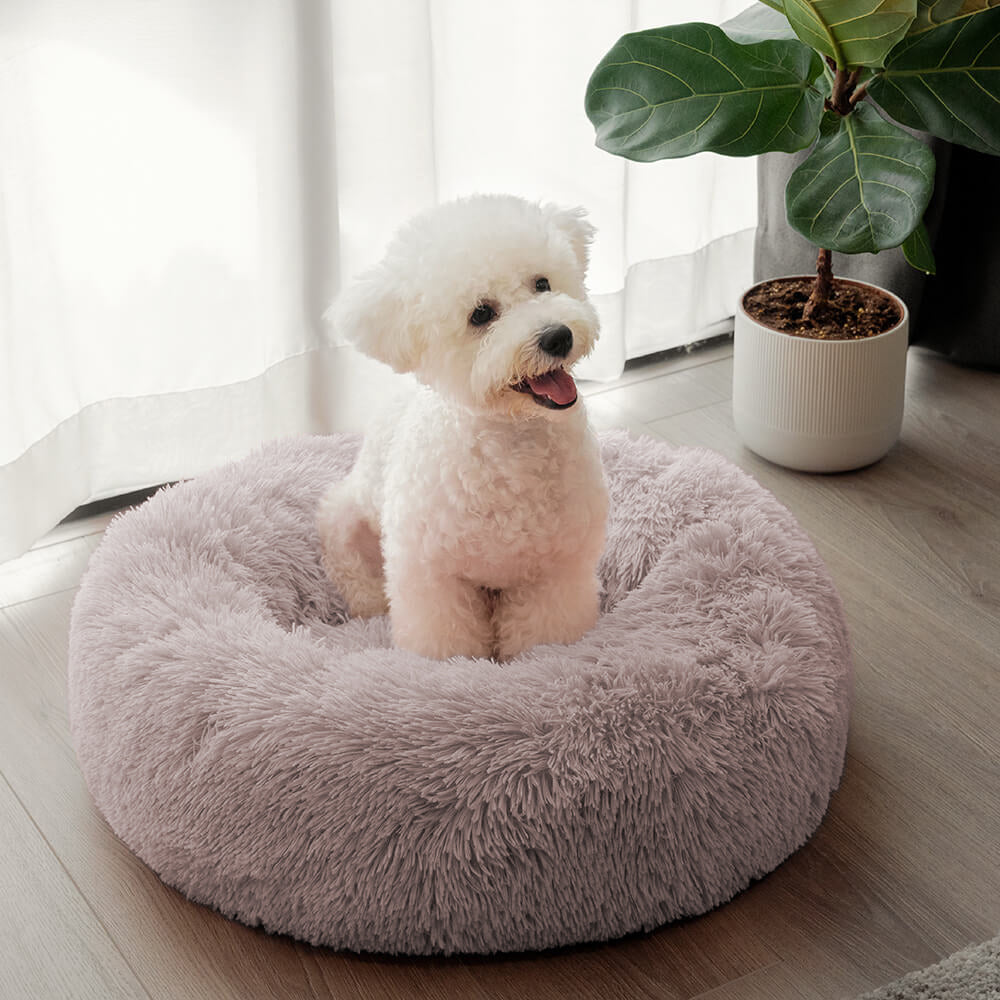 PETLOOM Fuzzy Round Fluffy Dog Bed™