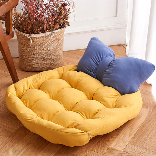 Petloom 2-in-1 plush mini sofa bed for small dogs and cats
