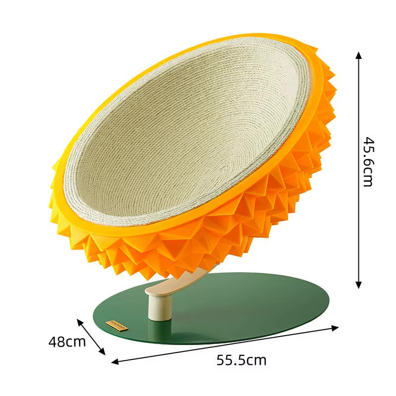 Petloom Sculpted Lounge Cat Bed modern elevated cat nest bed
