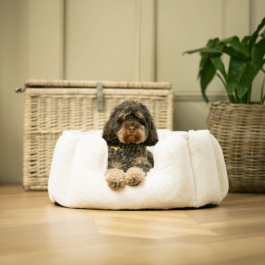 PETLOOM High Wall Calming Faux Fur Dog Bed™