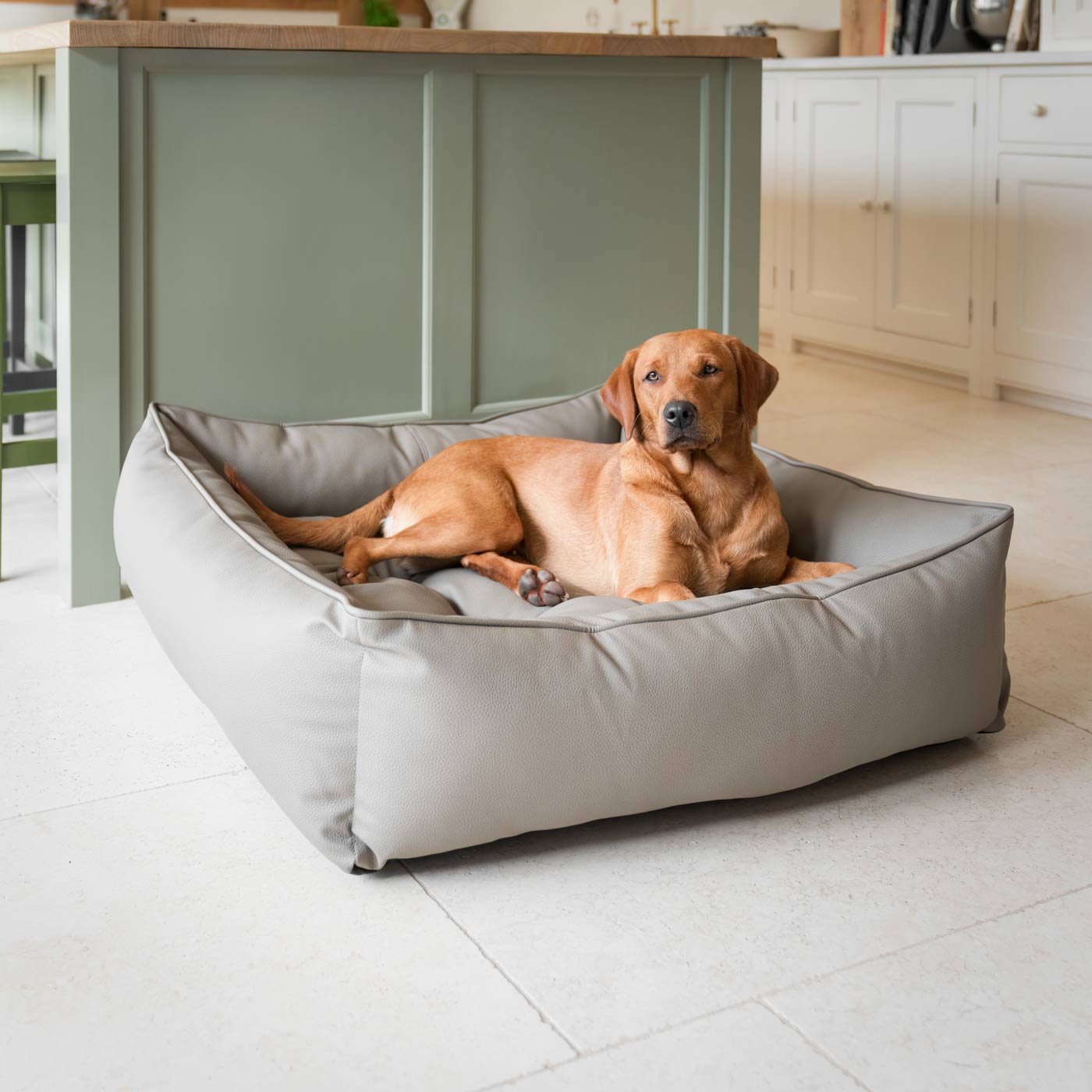 PETLOOM Rhino Tough Faux Leather Box Bed™