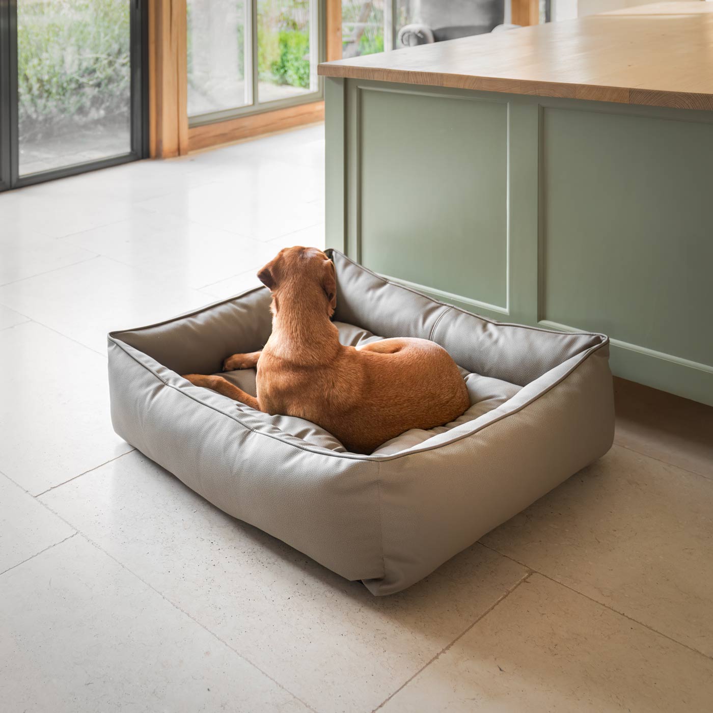 PETLOOM Rhino Tough Faux Leather Box Bed™