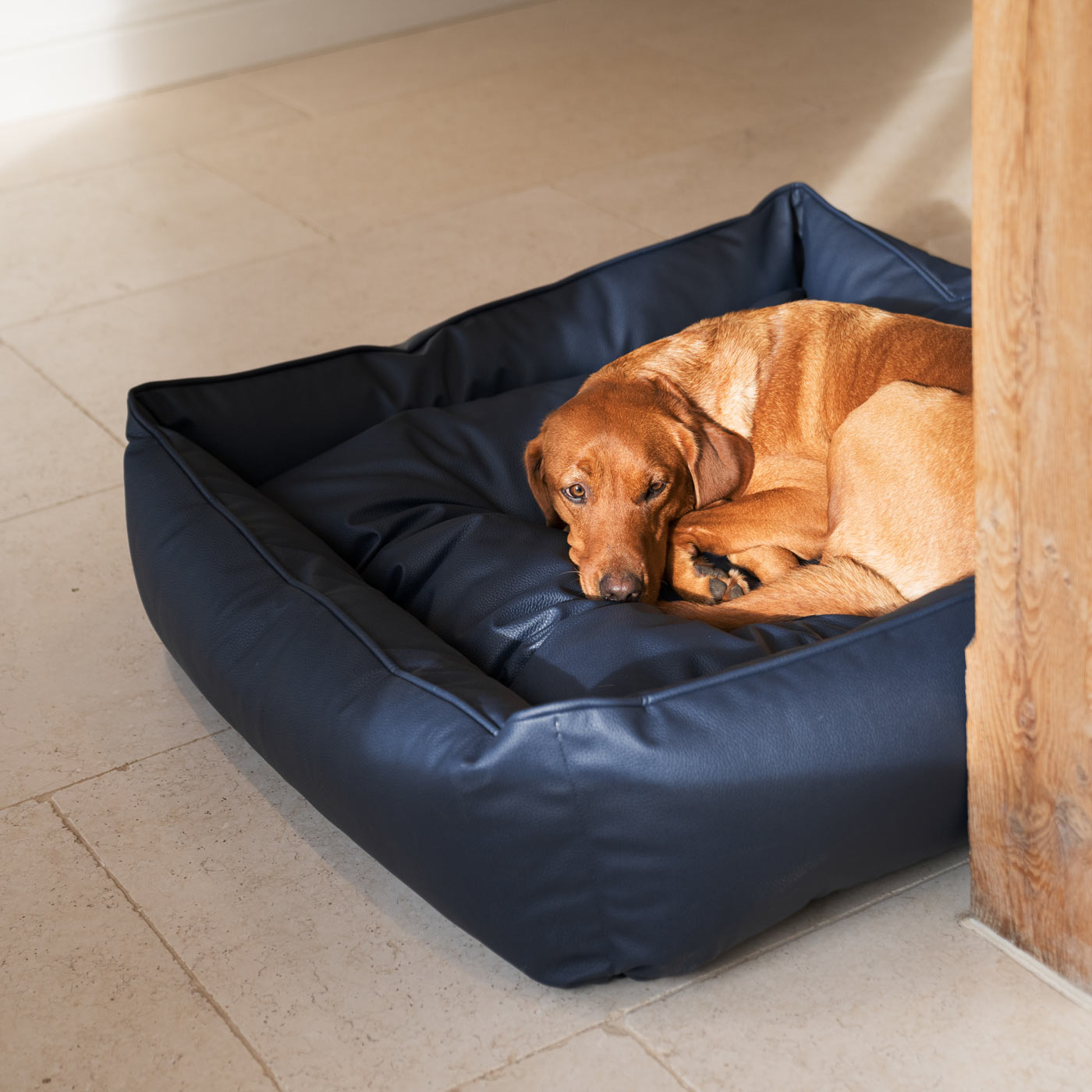 PETLOOM Rhino Tough Faux Leather Box Bed™