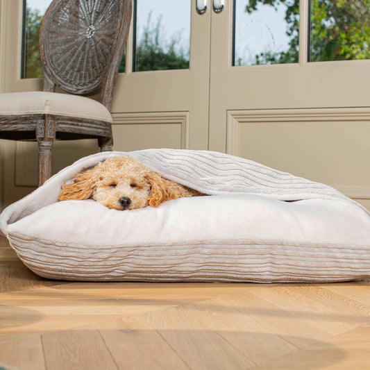 PETLOOM Sleepy Burrows Plush Dog Bed™