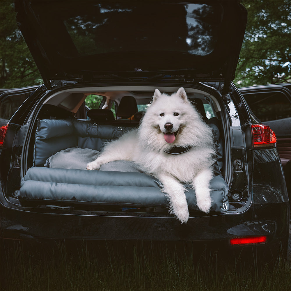 PETLOOM Large Deluxe Faux Leather Dog Car Seat Booster Bed Urban Voyager™