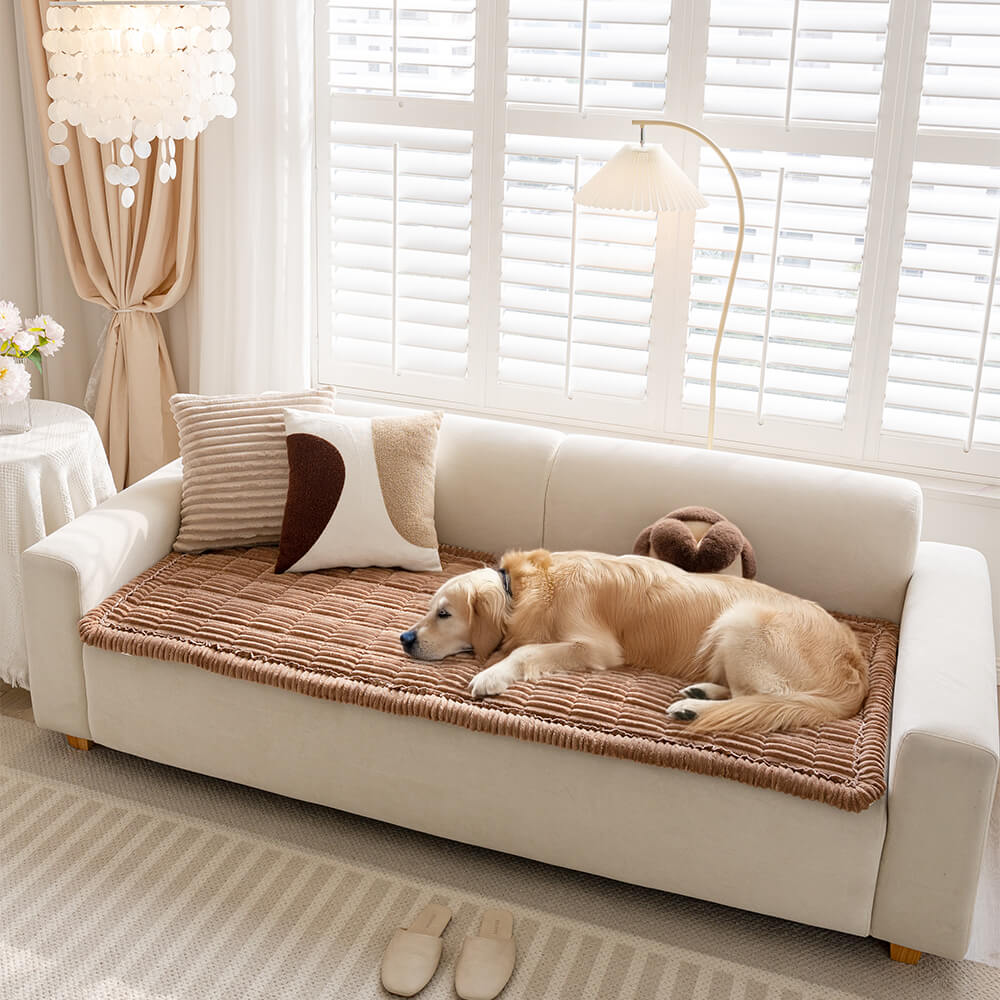 PETLOOM Lazy Soft Flannel Breathable Pet Mat Non-Slip Couch Cover™