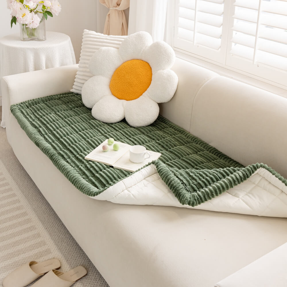 PETLOOM Lazy Soft Flannel Breathable Pet Mat Non-Slip Couch Cover™