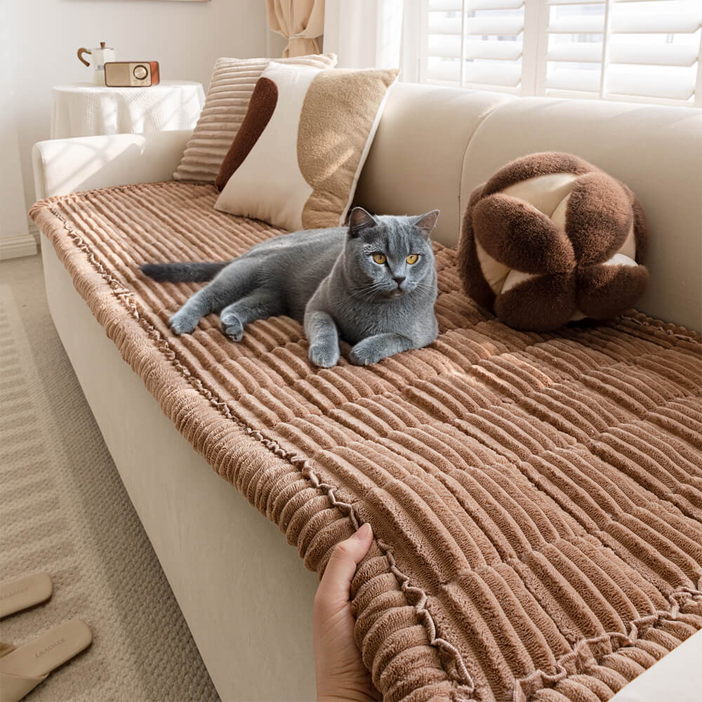 PETLOOM Lazy Soft Flannel Breathable Pet Mat Non-Slip Couch Cover™