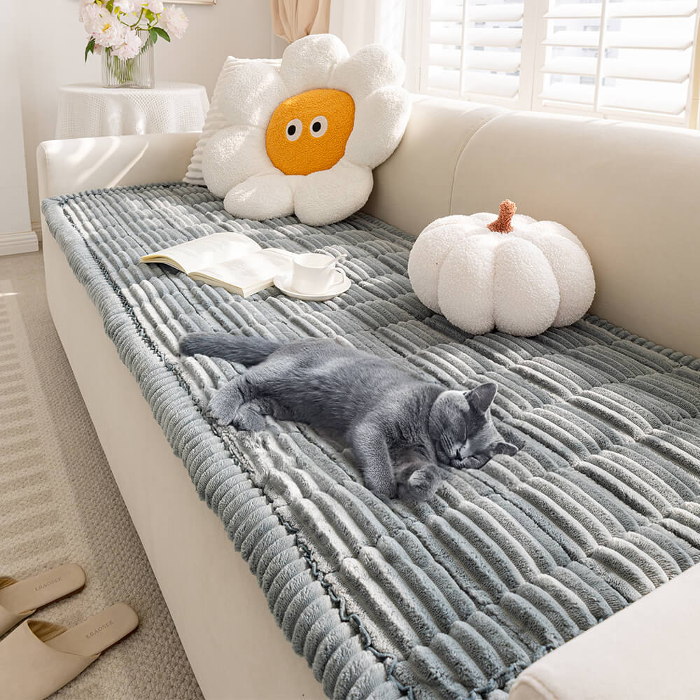 PETLOOM Lazy Soft Flannel Breathable Pet Mat Non-Slip Couch Cover™