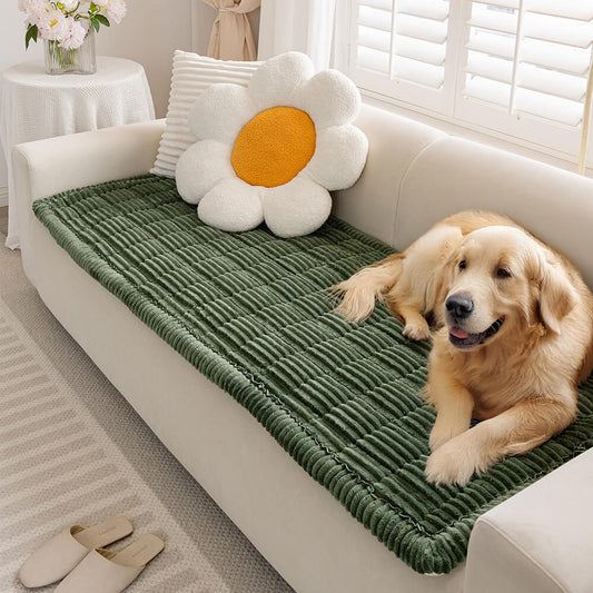 PETLOOM Lazy Soft Flannel Breathable Pet Mat Non-Slip Couch Cover™