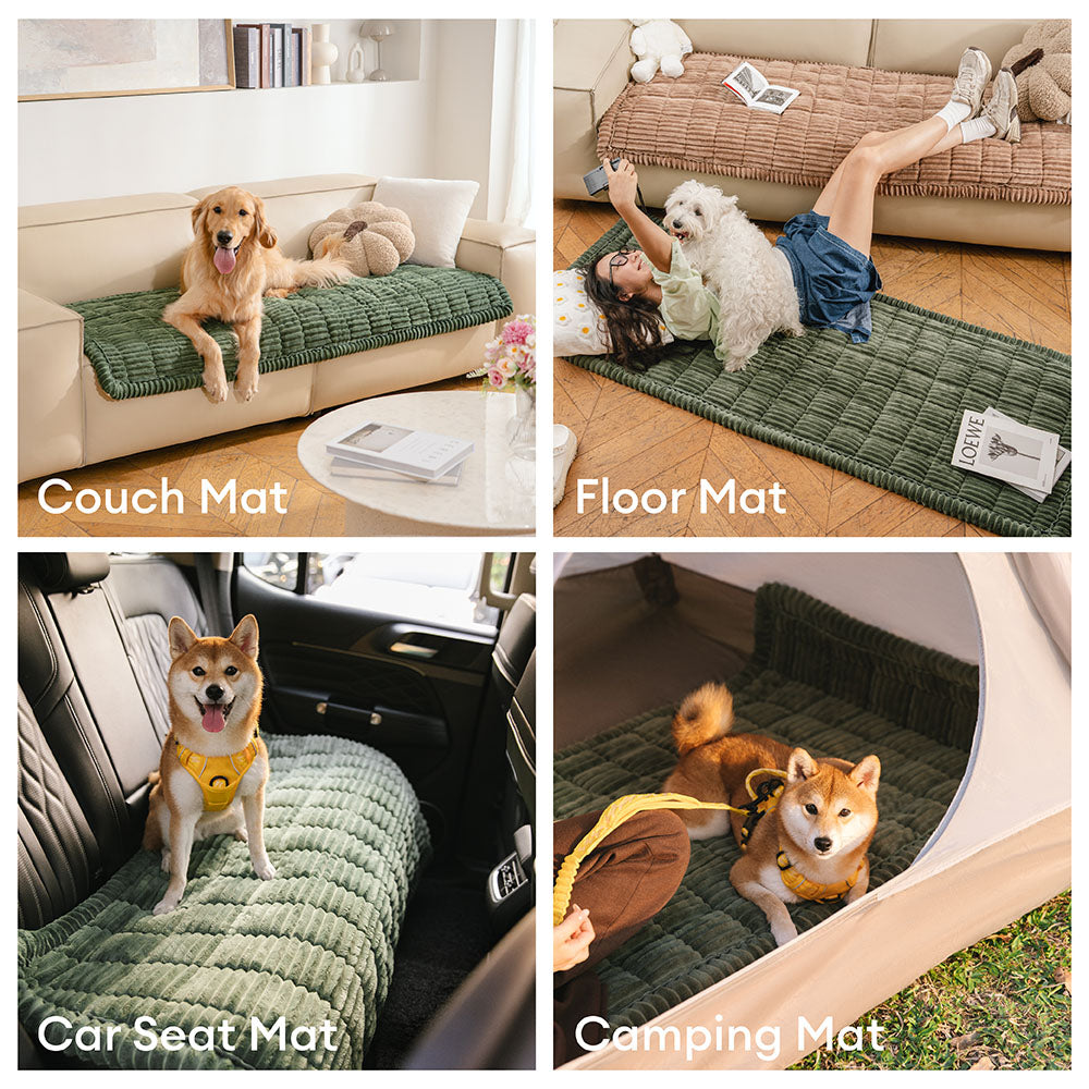 PETLOOM Lazy Soft Flannel Breathable Pet Mat Non-Slip Couch Cover™