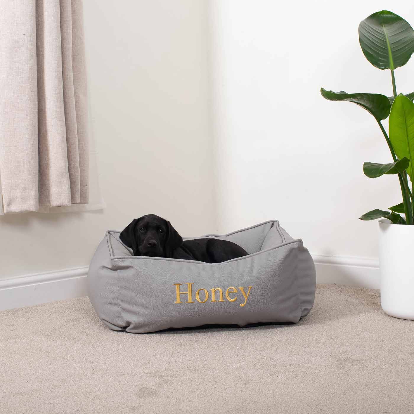 PETLOOM Rhino Tough Faux Leather Box Bed™