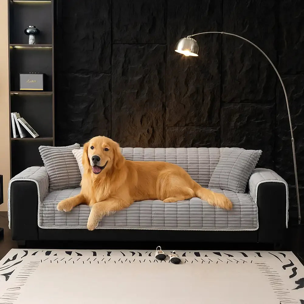 PETLOOM One-Piece Cozy Flannel Sofa Protection Non-Slip Couch Cover™