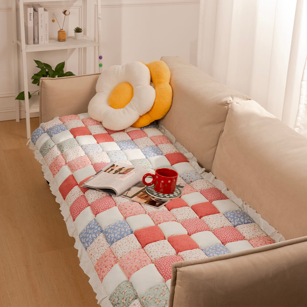 PETLOOM Garden Chic Cotton Pet-Friendly Protective Couch Cover™