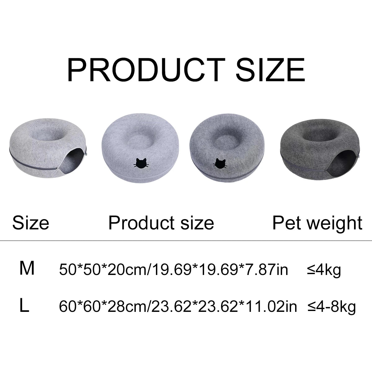 Petloom Cozy Duo Convertible Cat Bed 2 in 1 cat cave and lounge bed
