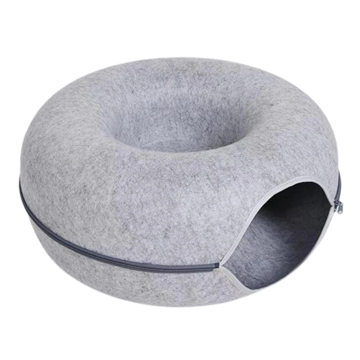 Petloom Cozy Duo Convertible Cat Bed 2 in 1 cat cave and lounge bed
