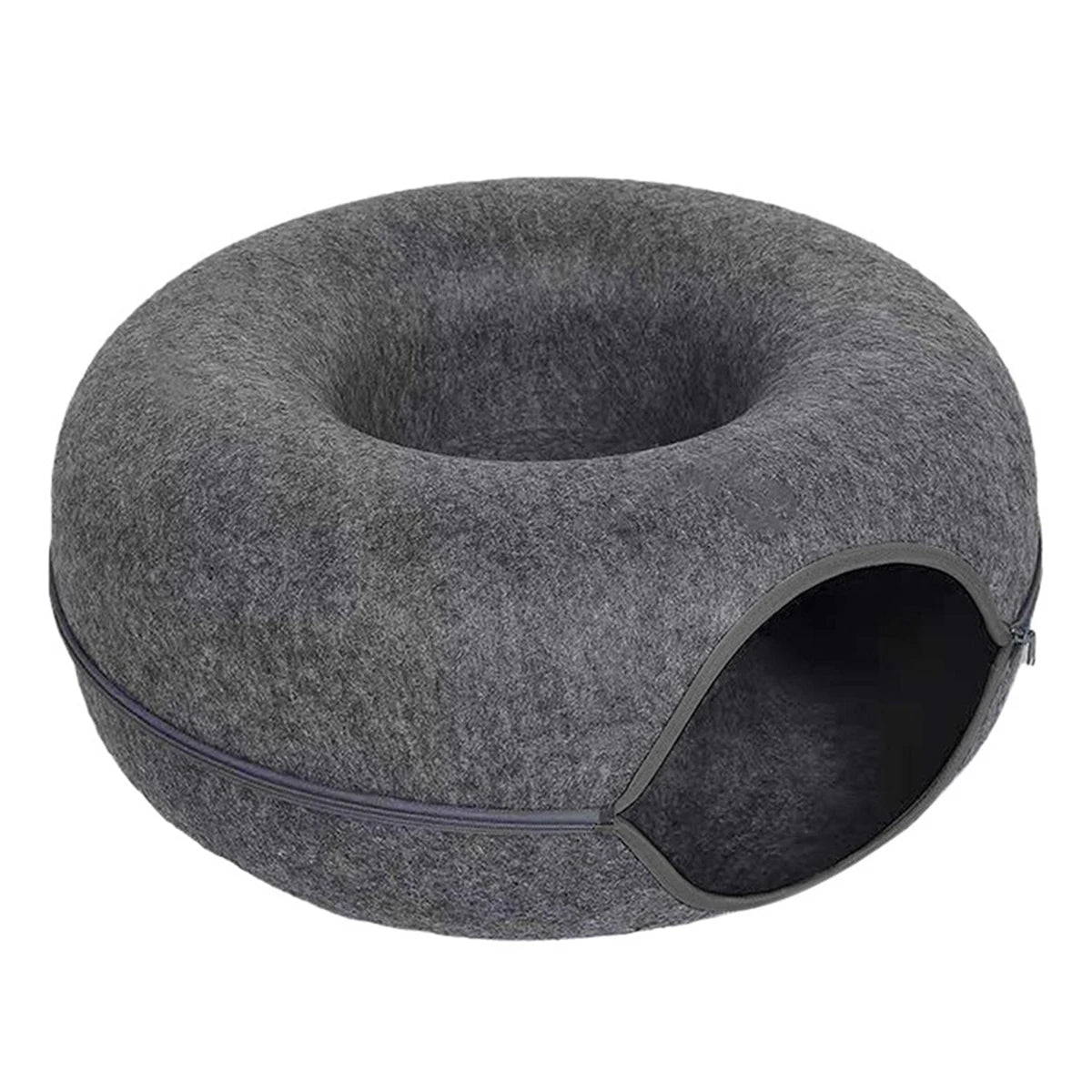 Petloom Cozy Duo Convertible Cat Bed 2 in 1 cat cave and lounge bed
