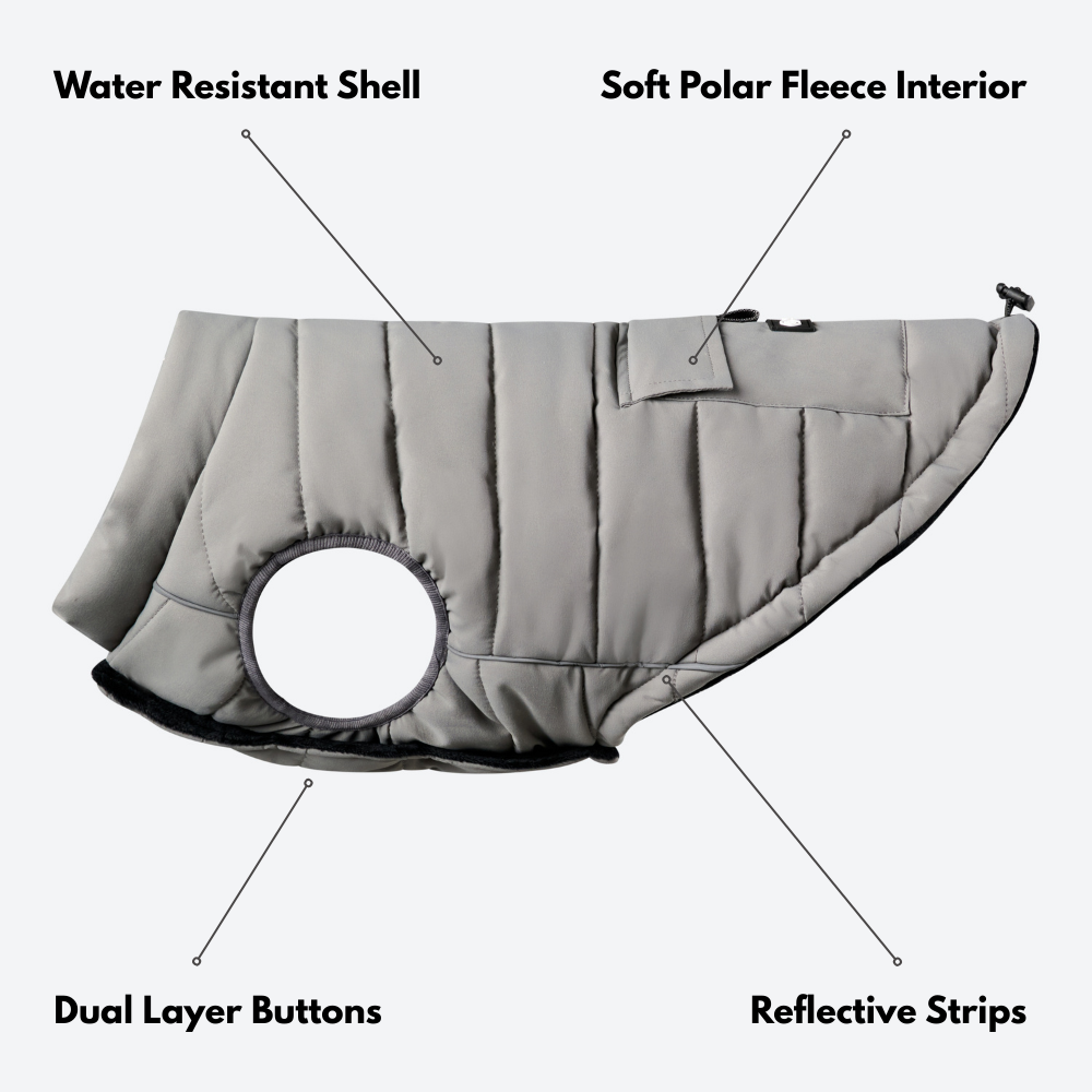 Petloom All-Season Insulated Dog Jacket™