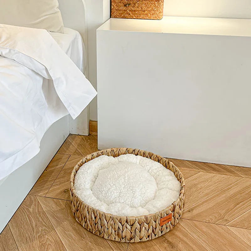 PETLOOM Handwoven Gourd Grass Cat Bed™