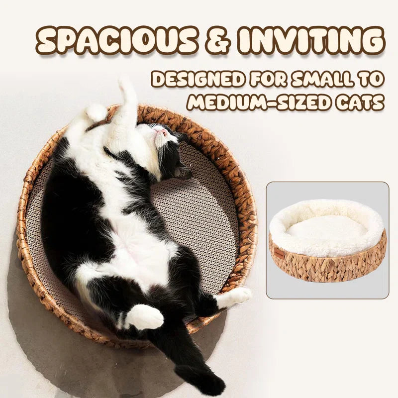 PETLOOM Handwoven Gourd Grass Cat Bed™