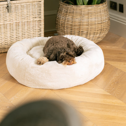 PETLOOM Calming Faux Fur Donut Dog Bed™