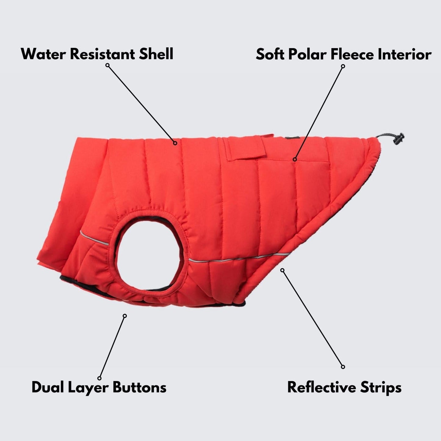 Petloom All-Season Insulated Dog Jacket™