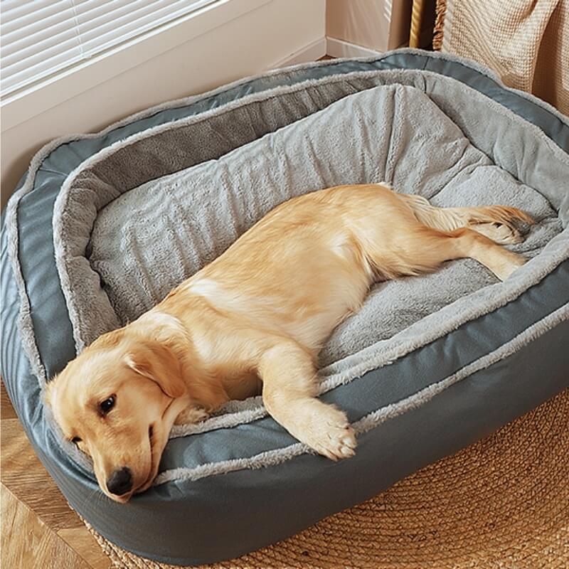 PETLOOM Large Warm Deep Sleeping Dog Bed™