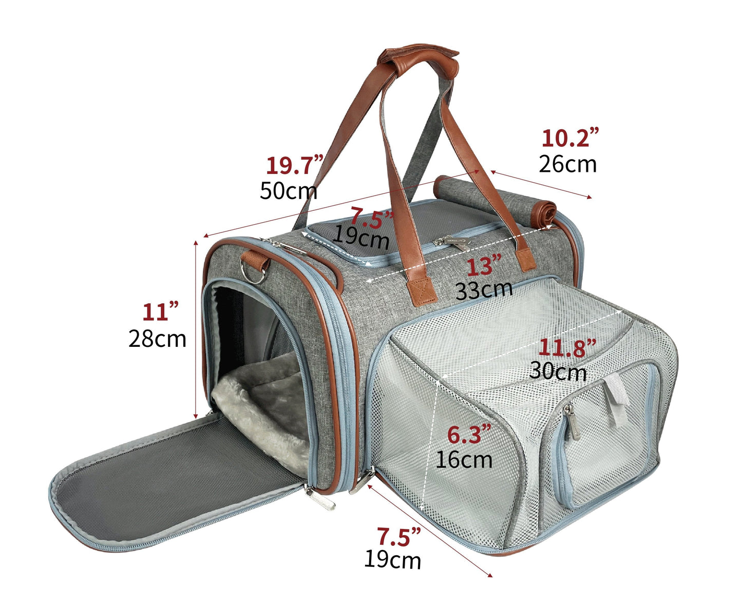 Petloom Multi-Entrance Travel Pet Carrier™