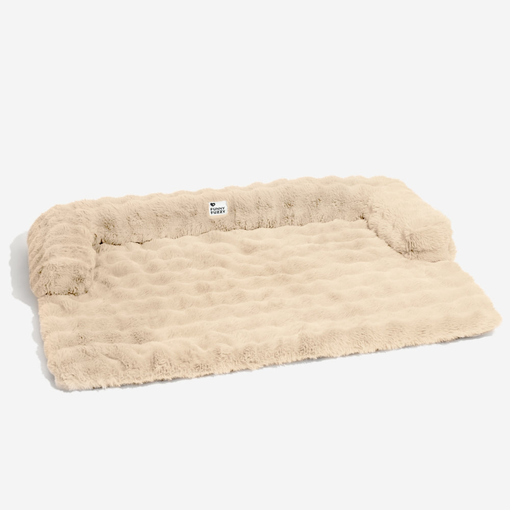 PETLOOM Fluffy Fuzzy Calming Dog Bed Sofa Protector Pet Mat™