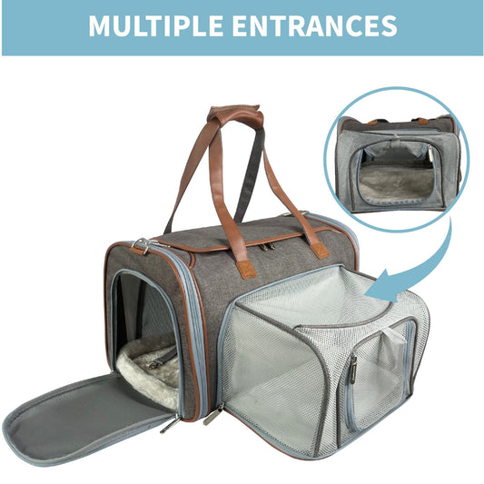 Petloom Multi-Entrance Travel Pet Carrier™