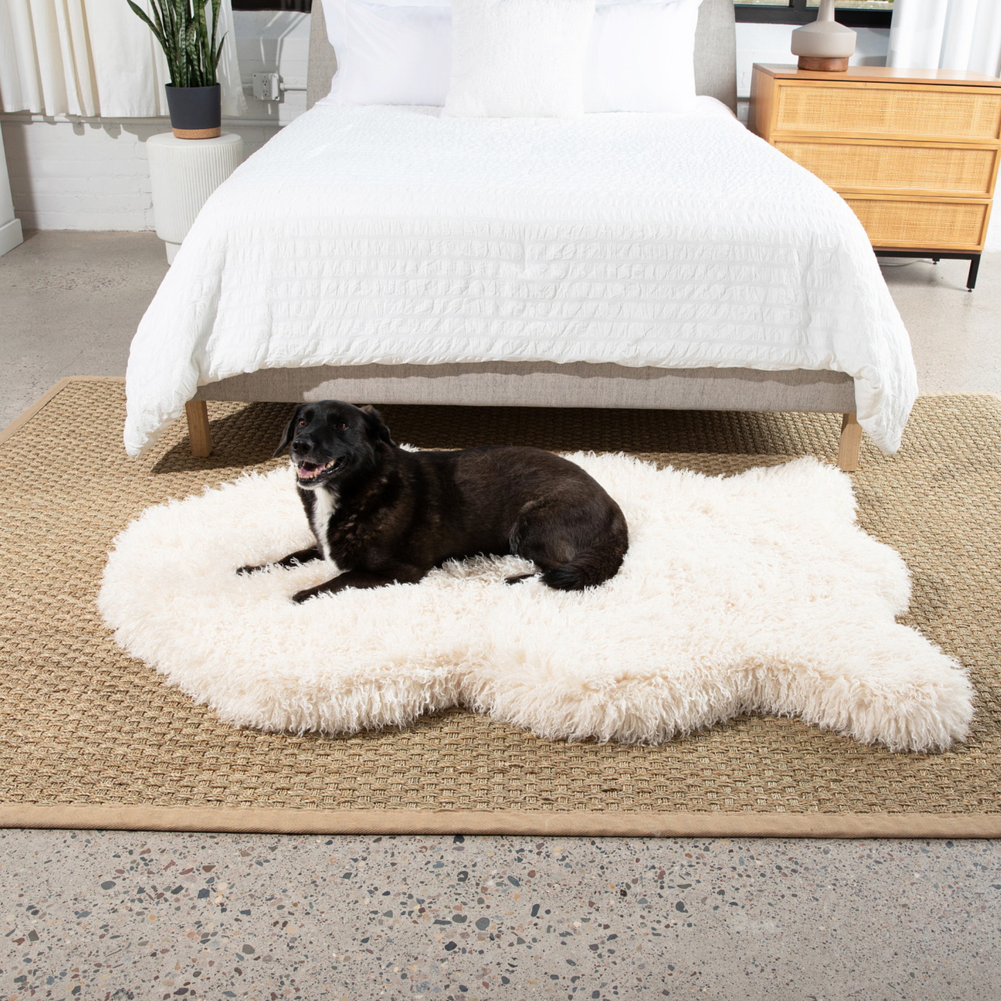PETLOOM Luxe Faux Fur Orthopedic Dog Bed™